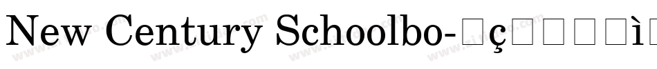 New Century Schoolbo字体转换